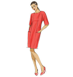 Vogue Pattern V9022 Misses' Dolman Sleeve Dresses - VERY EASY