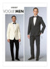 Vogue Pattern V9097 Men's Shawl Collar Tuxedo Suit - Jackets & Trousers