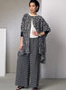 Vogue - V9191 Misses' Ponchos, Top, Shorts & Wide Leg Wrap Pants - WeaverDee.com Sewing & Crafts - 2