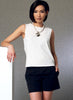 Vogue - V9191 Misses' Ponchos, Top, Shorts & Wide Leg Wrap Pants - WeaverDee.com Sewing & Crafts - 4