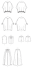 Vogue - V9191 Misses' Ponchos, Top, Shorts & Wide Leg Wrap Pants - WeaverDee.com Sewing & Crafts - 11