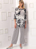 Vogue - V9193 Misses' Sleeveless or Dolman Sleeve Tunics & Pants with Yoke - WeaverDee.com Sewing & Crafts - 3
