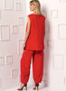 Vogue - V9193 Misses' Sleeveless or Dolman Sleeve Tunics & Pants with Yoke - WeaverDee.com Sewing & Crafts - 4