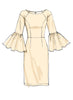 Vogue Pattern V9239 Misses' Princess Seam Dresses With Sleeve & Skirt Variations