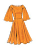 Vogue Pattern V9239 Misses' Princess Seam Dresses With Sleeve & Skirt Variations