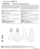 Vogue Pattern V9252 Misses' Princess Seam High-Low Dresses With Pockets