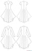 Vogue Pattern V9268 Misses' Knit, V-Neck, Draped Dresses