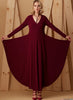 Vogue Pattern V9268 Misses' Knit, V-Neck, Draped Dresses