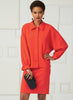 Vogue Pattern V9286 Misses' Top, Straight Skirt & Trousers