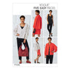 Vogue Pattern V9286 Misses' Top, Straight Skirt & Trousers