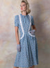 Vogue Pattern V9294 Misses' Vintage 1930s Dress