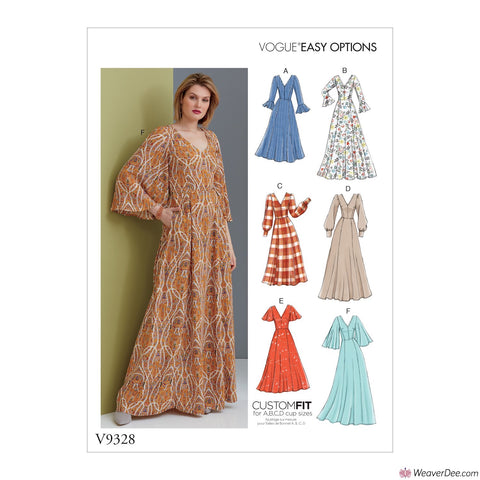 Vogue Pattern V9328 Misses' Dress
