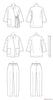 Vogue Pattern V9334 Misses' Jacket, Belt & Pants