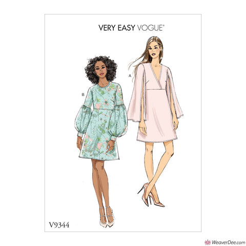 Vogue Pattern V9344 Misses' Dress