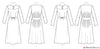 Vogue Pattern V9346 Misses' Vintage 1940s Dress
