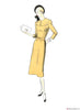 Vogue Pattern V9346 Misses' Vintage 1940s Dress