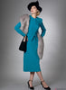 Vogue Pattern V9346 Misses' Vintage 1940s Dress