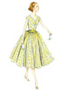 Vogue Pattern V8789 Vintage 1950s Full-Skirt Dresses & Cummerbund (Misses'/Misses' Petite)