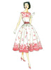 Vogue Pattern V8789 Vintage 1950s Full-Skirt Dresses & Cummerbund (Misses'/Misses' Petite)