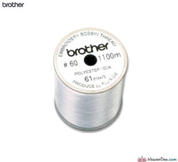 Brother - Brother Bobbin Thread 1100m (Grey Top Reel) - WeaverDee.com Sewing & Crafts - 1