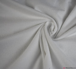 Cotton Winceyette Fabric - White