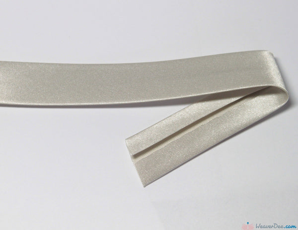 Prym Bias Binding Duchesse, Poliéster, Pearl, 20 mm Falzung: 40/20 mm, perle, à 3,5 m