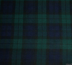 WeaverDee - Polyviscose Tartan Fabric / Blackwatch - WeaverDee.com Sewing & Crafts - 1