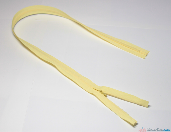 Standard Nylon Closed End Dress/Skirt Zip 802 - Lemon Yellow Standard Nylon Closed End Dress/Skirt Zip 802 - Lemon Yellow