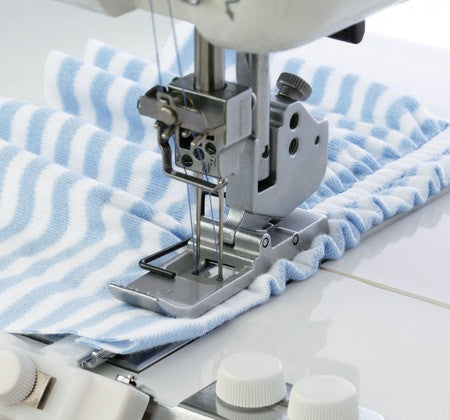 Janome - Janome CoverPro Elastic Gathering - WeaverDee.com Sewing & Crafts