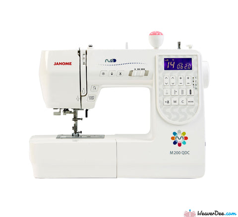 Janome M200QDC Sewing Machine with Bonus Sew-Table & Extra Presser Foot Set