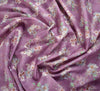 Rose & Hubble Digital Cotton Lawn Fabric - Little Posies Mauve