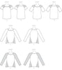 McCall's Pattern M7286 Misses' Raglan Sleeve Tops