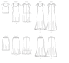 McCall's - M7386 Very Easy Misses' Knit Tank Top, Dresses & Skirts - WeaverDee.com Sewing & Crafts - 10