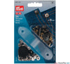 Prym - Jeans Rivets (No-Sew) Silver 9mm: Pack of 24 - WeaverDee.com Sewing & Crafts - 1