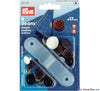 Prym - Jeans Buttons Antique Copper 17mm (No-Sew): Pack of 8 - WeaverDee.com Sewing & Crafts - 1