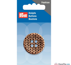 Prym - Knitted Look Buttons 32 mm - WeaverDee.com Sewing & Crafts - 1