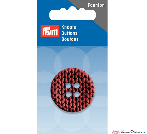 Prym - Knitted Look Buttons 32 mm - WeaverDee.com Sewing & Crafts - 2
