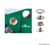 Prym - Press Studs (No-Sew) - Silver 15mm Heavyweight: Pack of 10 - WeaverDee.com Sewing & Crafts - 2