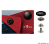 Prym - Press Studs (No-Sew) - Gun Black 15mm Mid Weight: Pack of 10 - WeaverDee.com Sewing & Crafts - 2