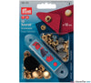 Prym - Press Studs (No-Sew) - Gold 12mm: Pack of 10 - WeaverDee.com Sewing & Crafts - 1
