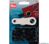 Prym - Eyelets - Black (No-Sew) 11mm - Pack of 15 - WeaverDee.com Sewing & Crafts