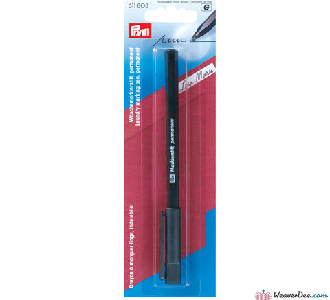 Prym - Permanent Black Ball-Point Pen - WeaverDee.com Sewing & Crafts - 1