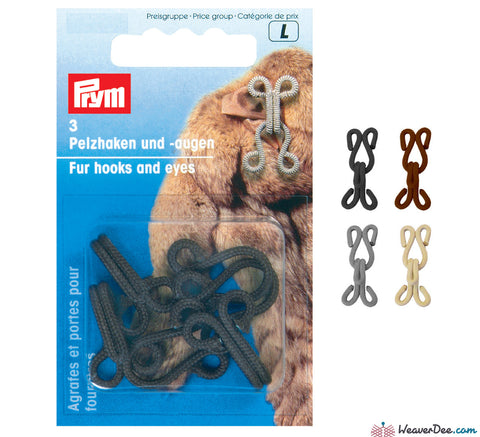 Prym - Fur Hook & Eyes - WeaverDee.com Sewing & Crafts