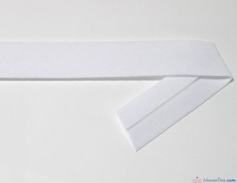 Prym - 100% Cotton Bias Binding 3.5mtrs / White - WeaverDee.com Sewing & Crafts - 2