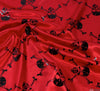 WeaverDee - Skull & Crossbone Red Satin Fabric - WeaverDee.com Sewing & Crafts - 7