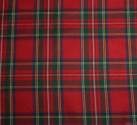 WeaverDee - Polyviscose Tartan Fabric / Royal Stewart - WeaverDee.com Sewing & Crafts - 1