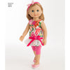 Simplicity Pattern S8574 14" Doll Clothes