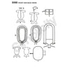 Simplicity Pattern S8568 Baby Accessories