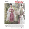 Simplicity Pattern S8578 Misses' 18th Century Gown Costume