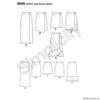 Simplicity Pattern S8699 Misses' Wrap Skirts with Length Variations